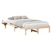 vidaXL Estrutura da Cama Natural 120 x 200 cm