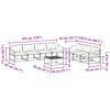 vidaXL Conjunto de Sof&aacute;s para Exterior 8 pcs Natural e Bege