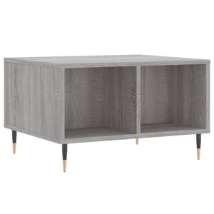 vidaXL Mesa de centro 60x50x36,5 cm derivados de madeira cinza sonoma