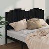 vidaXL Cabeceira de cama 186x4x110 cm pinho maci&ccedil;o preto