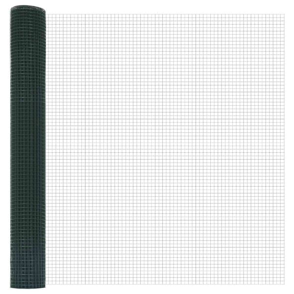 vidaXL Cerca de Arame Soldado Verde 1.2 x 25 m