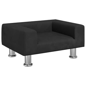 vidaXL Cama para c&atilde;es 50x40x26,5 cm veludo preto
