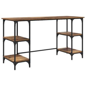 vidaXL Mesa Madeira Antiga 140 x 50 x 75 cm Derivados de Madeira