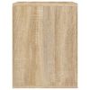 vidaXL Mesa de cabeceira de parede 50x36x47 cm carvalho sonoma