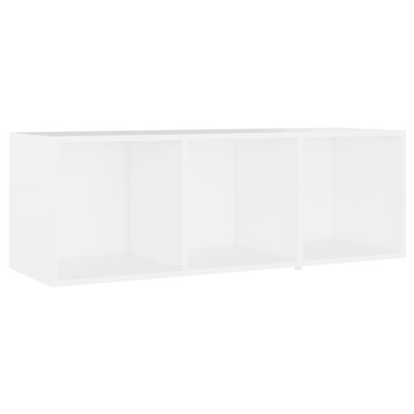 vidaXL Móveis de TV 4 pcs 107x35x37 cm contraplacado branco