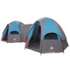 vidaXL Barraca Familiar com Cobertura Imperme&aacute;vel 14 pessoa Azul