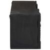 vidaXL Gabinete para TV com prateleira Preto 105 x 30 x 35 cm