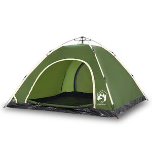 vidaXL Tenda de campismo para 5 pessoas liberta&ccedil;&atilde;o r&aacute;pida verde