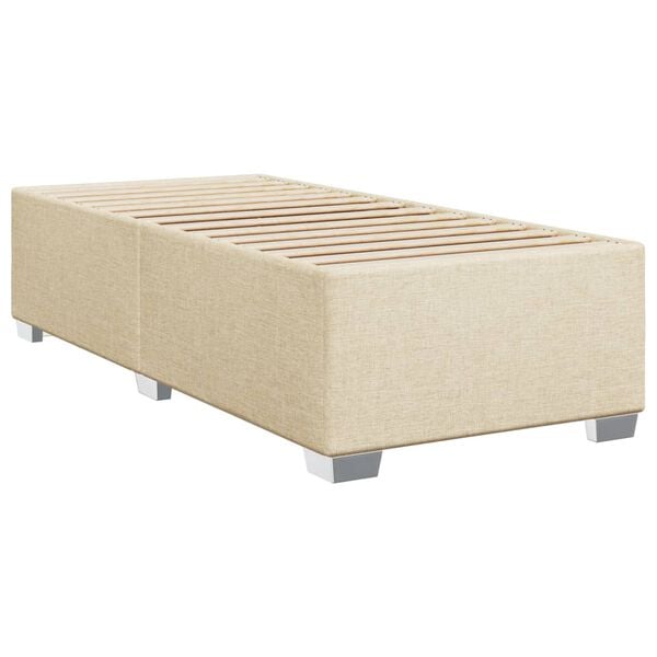 vidaXL Estrutura de cama sem colchão 80x200 cm creme