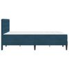 vidaXL Estrutura de cama com colch&atilde;o Azul 120 x 190 cm Veludo