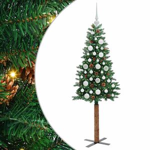 vidaXL &Aacute;rvore de Natal Slim Verde 150 cm