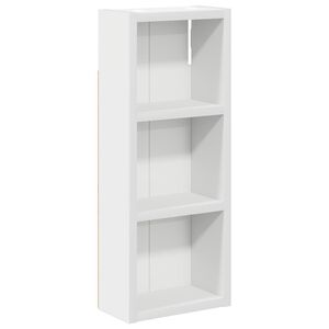 vidaXL Arm&aacute;rio de parede para banheiro Branco 20 x 10 x 50 cm