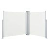 vidaXL Toldo lateral retr&aacute;til 100x600 cm creme