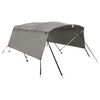 vidaXL Toldo de 4 arcos Bimini c/ paredes laterais 243x(170-182)x137cm