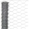 Nature Rede de arame hexagonal 1x10 m 40 mm a&ccedil;o galvanizado