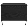 vidaXL Mesa de centro Carvalho Preto 60 x 44,5 x 45 cm
