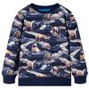 Sweatshirt para crian&ccedil;a azul-marinho 140