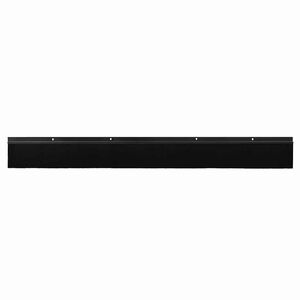 vidaXL Selos de Escovas para Porta com Parafuso 6 pcs Preto 100 cm