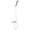 vidaXL Conjunto de Cabe&ccedil;a de Chuveiro Cromo G 1/2 polegadas