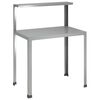 vidaXL Mesa de envasamento 60 x 50 x 104 cm A&ccedil;o Galvanizado Prateado