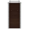 vidaXL Canteiro elevado de jardim aço galvanizado 100x40x77cm castanho