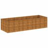 vidaXL Canteiro elevado de jardim 290x100x69 cm a&ccedil;o corten