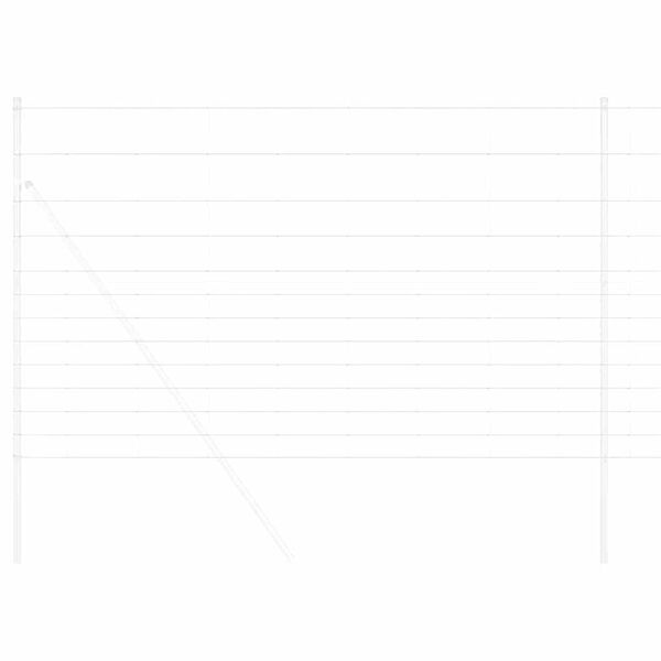 vidaXL Cerca de campo Prateado 50 x 1,5 m A&ccedil;o galvanizado