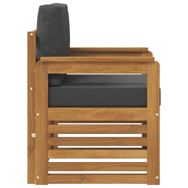 vidaXL Conjunto de Sof&aacute;s para Exterior Natural 71 x 63 x 73 cm