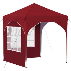 vidaXL Tenda de Festa Pop-up 192 x 192 x 245 cm Borgonha
