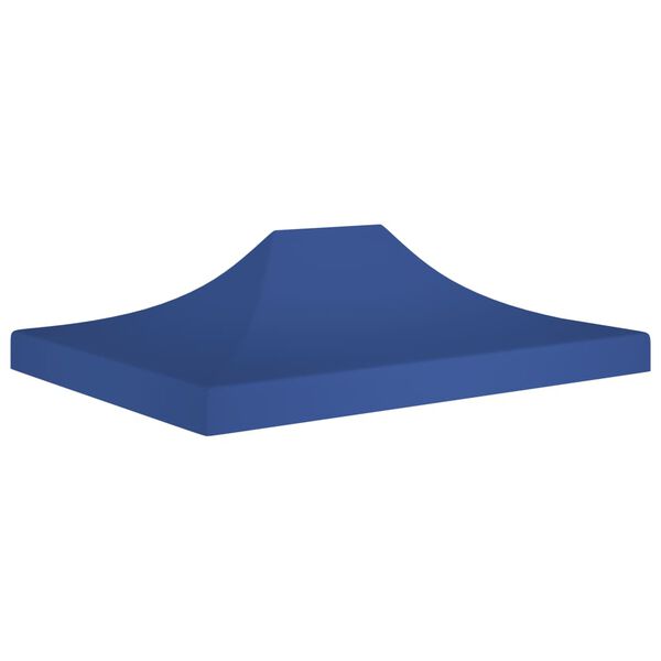 vidaXL Teto para tenda de festas 4,5x3 m 270 g/m&sup2; azul