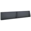 vidaXL Muro de Conten&ccedil;&atilde;o 2 unid. 100 x 12 x 50 cm A&ccedil;o Antracite