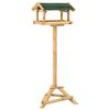 vidaXL Comedouro de p&aacute;ssaros com suporte 37x28x100 cm abeto maci&ccedil;o