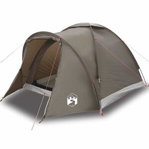 vidaXL Tenda de pesca para 2 pessoas imperme&aacute;vel castanho
