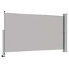 vidaXL Toldo lateral retr&aacute;til para p&aacute;tio 140x300 cm cinzento