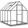 vidaXL Estufa com estrutura base 224x169x202 cm alum&iacute;nio antracite