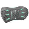 vidaXL Almofada lombar Cinzento Espuma de Mem&oacute;ria 47,5 x 23 x 12 cm