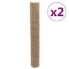vidaXL Rolos de juta 2 pcs 1x50 m 100% juta 200 gsm