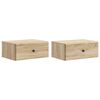 vidaXL Gabinete de Canto Montado na Parede 2 pcs Carvalho Sonoma
