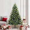 vidaXL &Aacute;rvore de Natal Artificial Articulada 300 LEDs Verde 210 cm