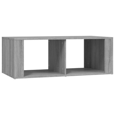 vidaXL Mesa de centro 100x50x36cm derivados de madeira cinzento sonoma