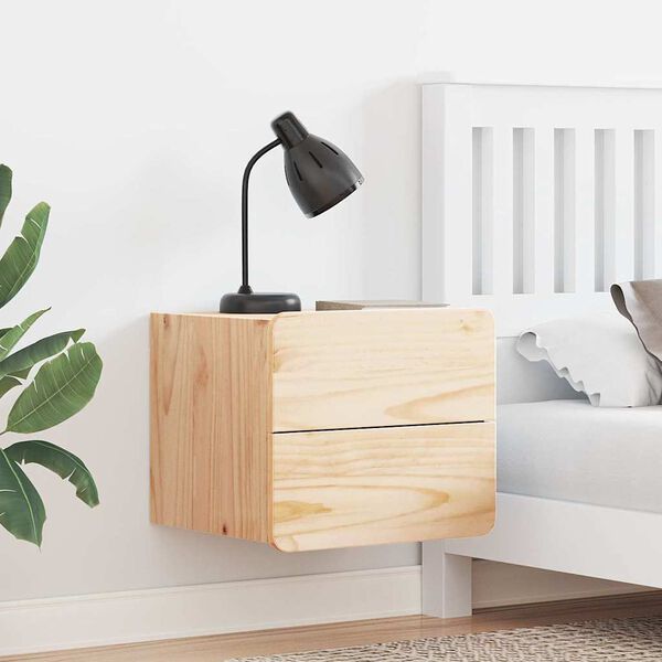 vidaXL Mesa-de-cabeceira com gaveta Castanho 39 x 34 x 33 cm