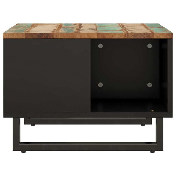 vidaXL Mesa de centro 60x50x35 cm madeira recuperada maci&ccedil;a