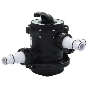 vidaXL V&aacute;lvula multiportas para filtro de areia ABS 38 mm 6-vias