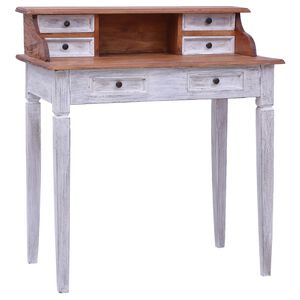 vidaXL Secret&aacute;ria com gavetas 90x50x101 cm madeira de mogno maci&ccedil;a