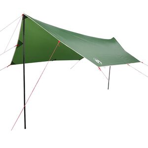vidaXL Lona de campismo 460x305x210 cm imperme&aacute;vel verde