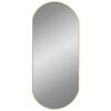 vidaXL Espelho de parede 90x40 cm oval dourado