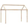 vidaXL Telhado de cama infantil 217x85,5x154 cm madeira pinho maci&ccedil;a