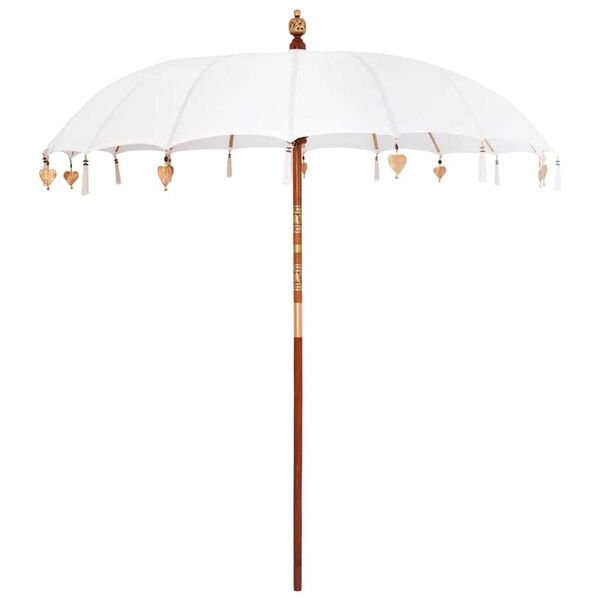 vidaXL Parasol Balin&ecirc;s com Base 260 210-220 cm