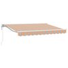 vidaXL Toldo Retr&aacute;til El&eacute;trico Laranja, Cinza, Azul, Branco 3 x 2,5 m