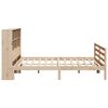 vidaXL Cama com estante sem colch&atilde;o 180x200 cm pinho maci&ccedil;o